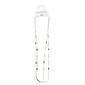 Banana Republic Pearl and Gold Tone Layered Necklace NWT